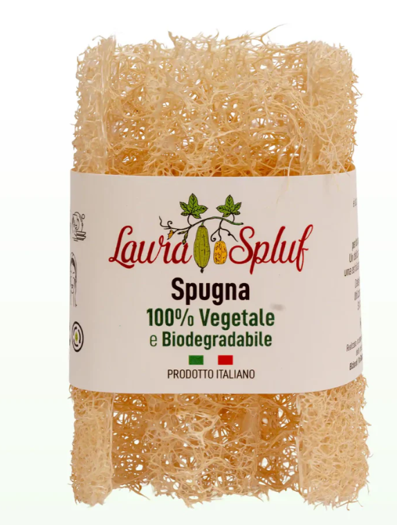 LAURA SPLUF:  Laura Spluf: Tranci di Luffa da 11 cm