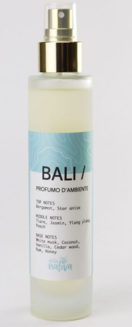 profumo ambiente spray bali di atelier nativa